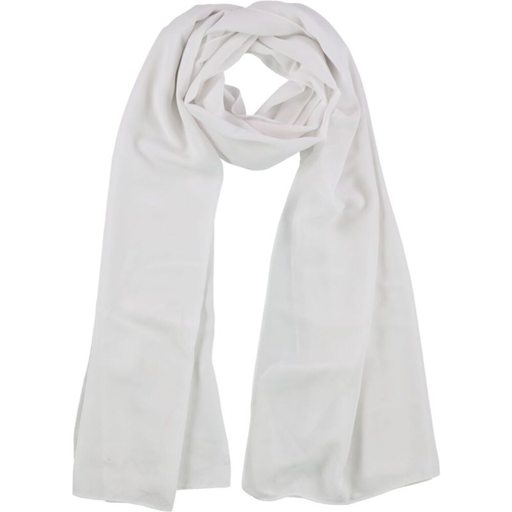 Verona Collection Womens Chiffon Hijab Scarf Wrap, White, One Size, DM